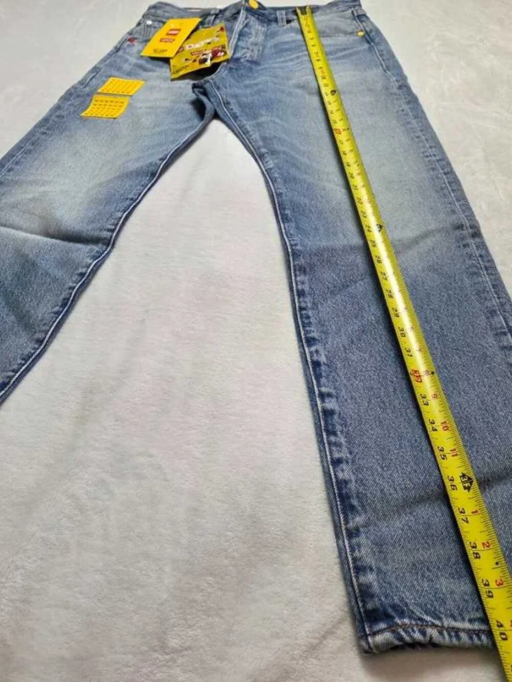 New 30x32 Levi's X Lego Collection colab 501 93' Straight Fit jeans